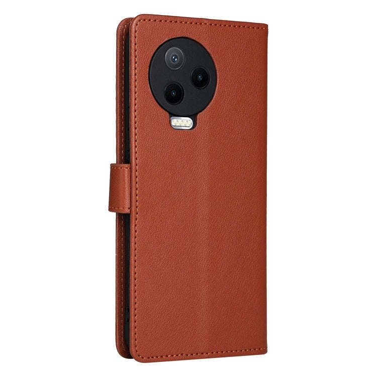 For Infinix Note 12 2023 Multifunctional Horizontal Flip Leather Phone Case with Three Card Slot(...