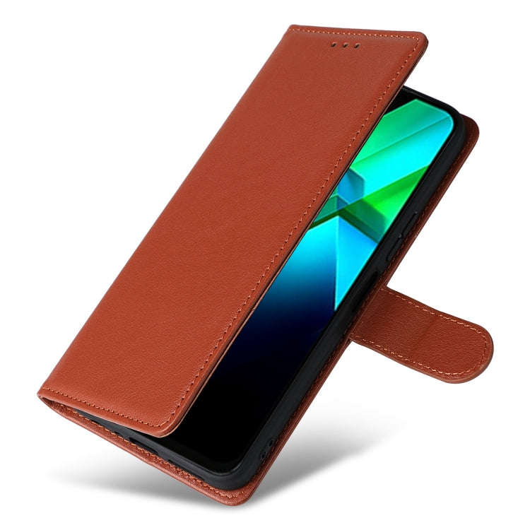 For Infinix Note 12 2023 Multifunctional Horizontal Flip Leather Phone Case with Three Card Slot(...