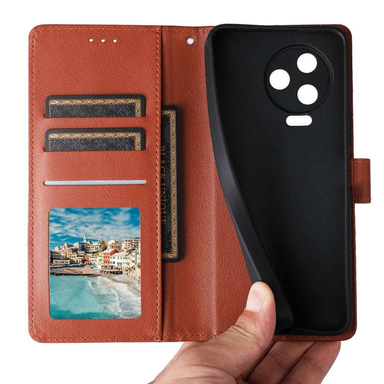 For Infinix Note 12 2023 Multifunctional Horizontal Flip Leather Phone Case with Three Card Slot(...
