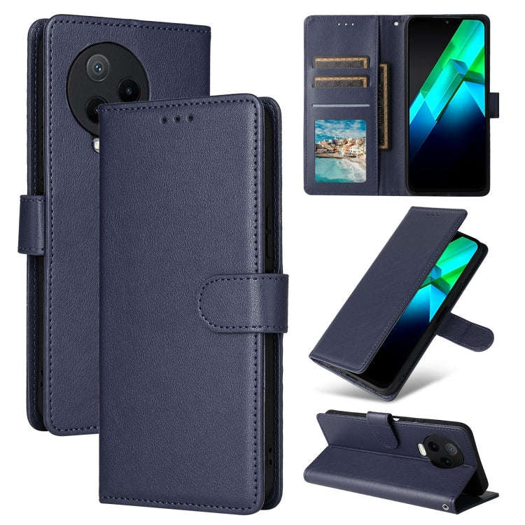For Infinix Note 12 2023 Multifunctional Horizontal Flip Leather Phone Case with Three Card Slot(...