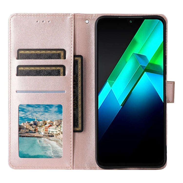 For Infinix Note 12 2023 Multifunctional Horizontal Flip Leather Phone Case with Three Card Slot(...
