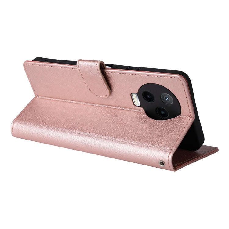 For Infinix Note 12 2023 Multifunctional Horizontal Flip Leather Phone Case with Three Card Slot(...