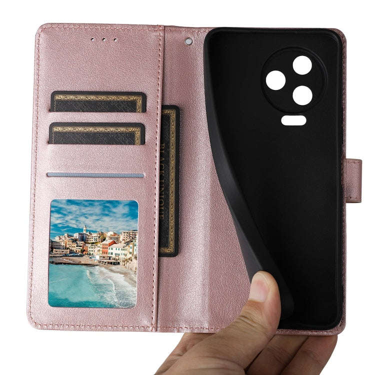 For Infinix Note 12 2023 Multifunctional Horizontal Flip Leather Phone Case with Three Card Slot(...