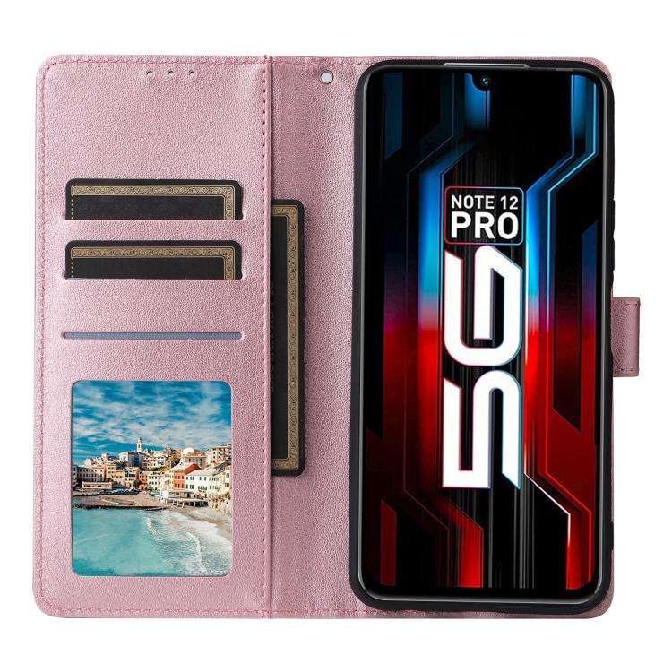 For Infinix Note 12 Pro 5G Multifunctional Horizontal Flip Leather Phone Case with Three Card Slo...