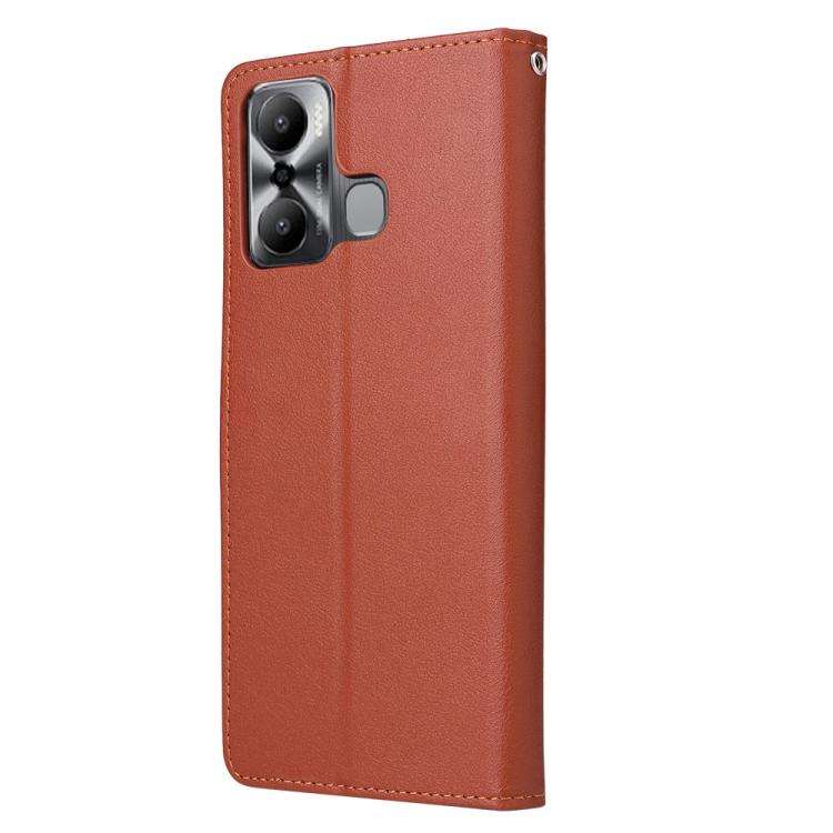 For Infinix Hot 20 Play Multifunctional Horizontal Flip Leather Phone Case with Three Card Slot(B...