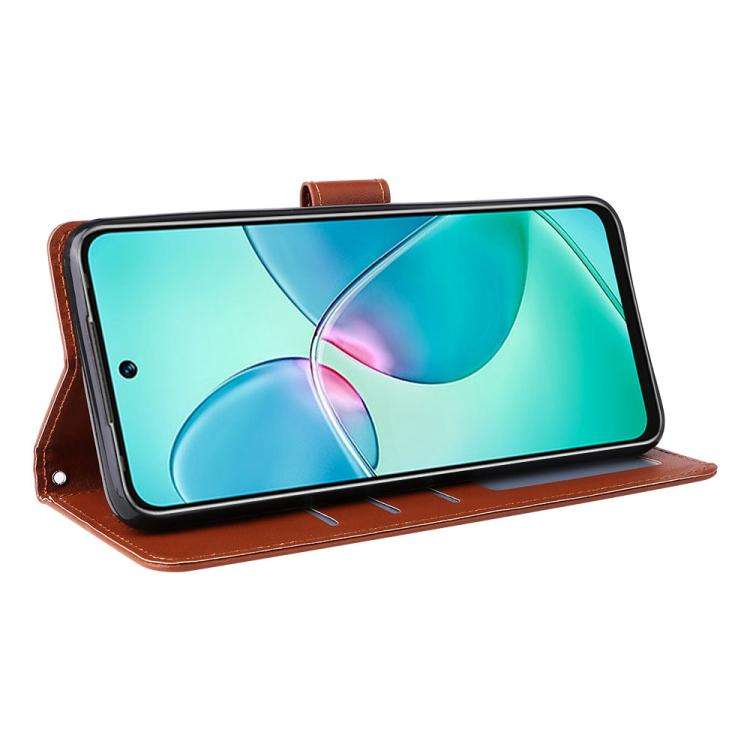 For Infinix Hot 20 Play Multifunctional Horizontal Flip Leather Phone Case with Three Card Slot(B...