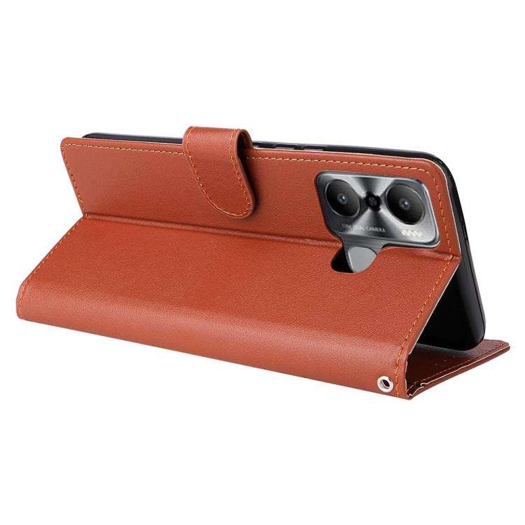 For Infinix Hot 20 Play Multifunctional Horizontal Flip Leather Phone Case with Three Card Slot(B...