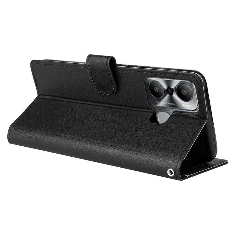 For Infinix Hot 20 Play Multifunctional Horizontal Flip Leather Phone Case with Three Card Slot(B...