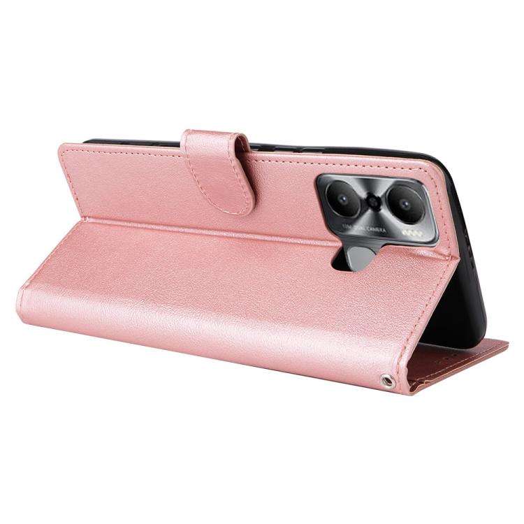For Infinix Hot 20 Play Multifunctional Horizontal Flip Leather Phone Case with Three Card Slot(R...