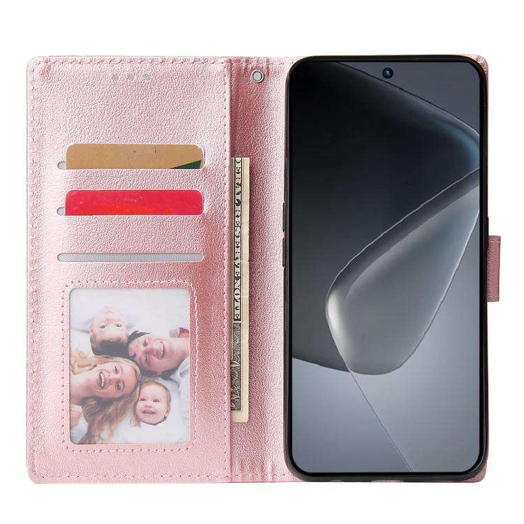 For Infinix Hot 50 5G Multifunctional Horizontal Flip Leather Phone Case with Three Card Slot(Ros...