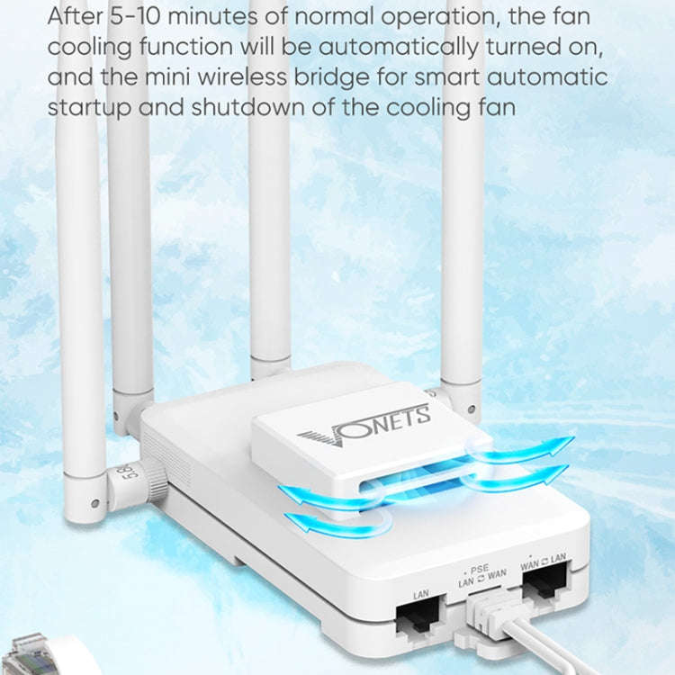 VONETS VAR1800-H 1800Mbps Wireless WiFi Router Standard Edition(White)