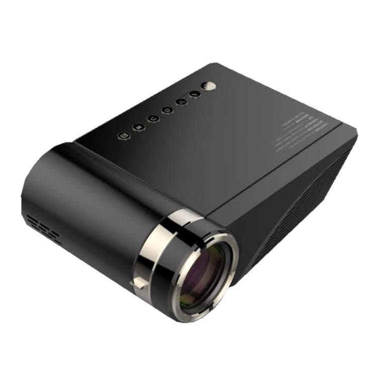 S6 1280x720 5500 Lumens Portable Home Theater LED HD Digital Projector(Black)