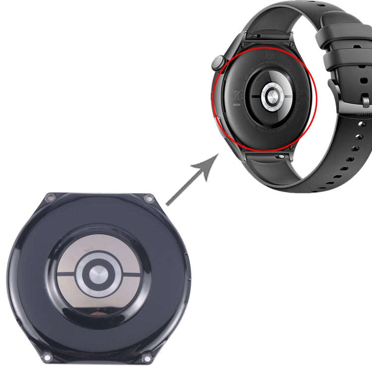 For Huawei Watch 4 Original Rear Housing Cover(Black)