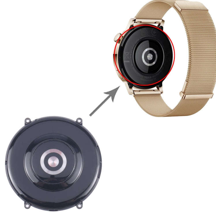 For Huawei Watch GT 3 42mm Original Rear Housing Cover(Black)