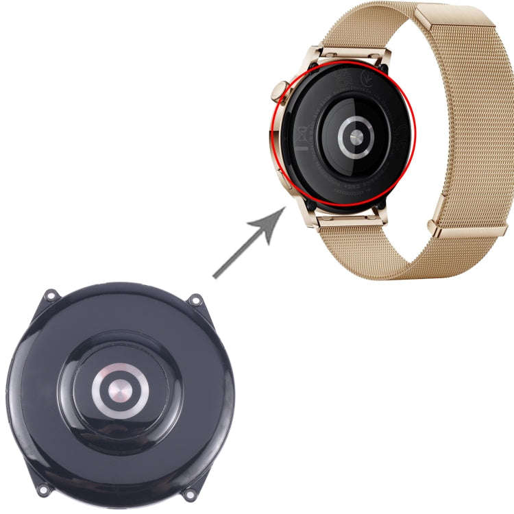 For Huawei Watch GT 3 46mm Original Rear Housing Cover(Black)