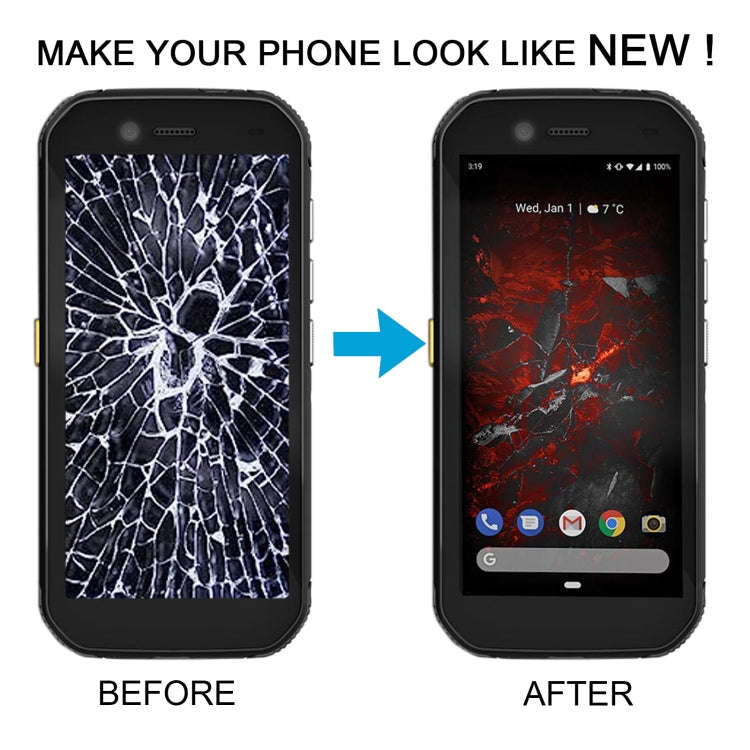 For CAT S32 LCD Screen with Digitizer Full Assembly