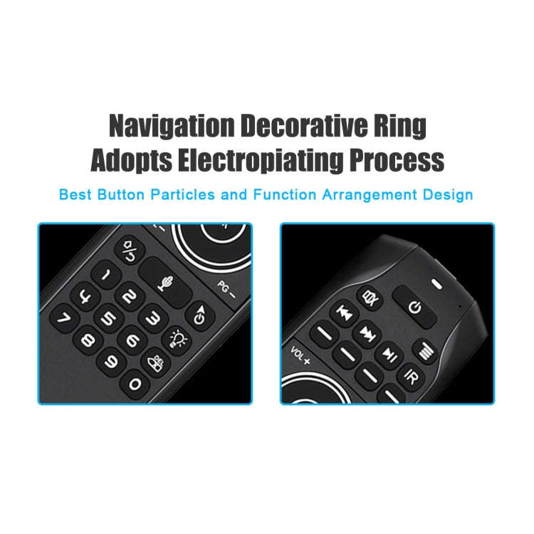 G7V Pro 2.4GHz Fly Air Mouse LED Backlight Wireless Keyboard Remote Control with Gyroscope for An...