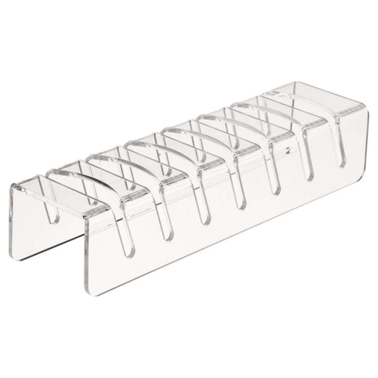 YX101 Acrylic Baseball Cap Stand Can Store 7 Baseball Caps(Transparent)
