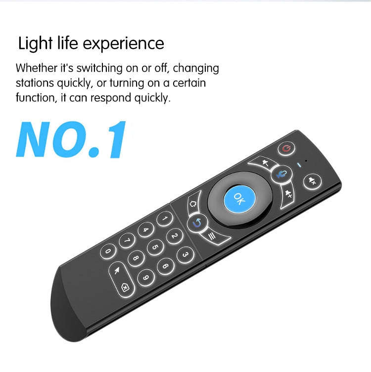 G21 2.4GHz Fly Air Mouse LED Backlight Wireless Keyboard Remote Control with Gyroscope for Androi...