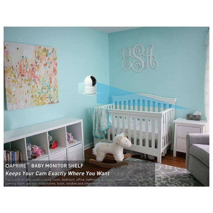 YX113 3pcs Acrylic Small Wall Mount(Transparent)