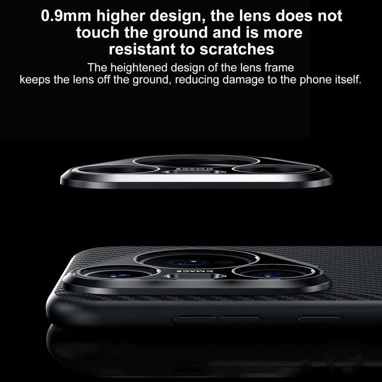 For Huawei Mate 60 SULADA 600D Kevlar Texture PC Shockproof Phone Case(Black)
