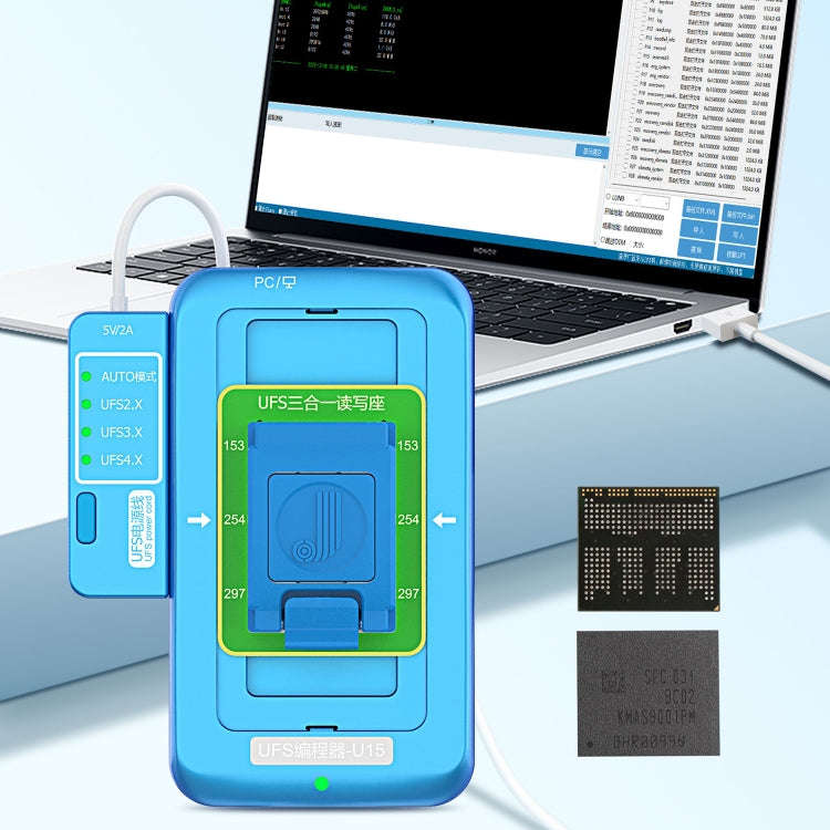 JCID UFS Programmer-U15 Box for Adaptation UFS Nand Flash Read & Write Expansion Repair
