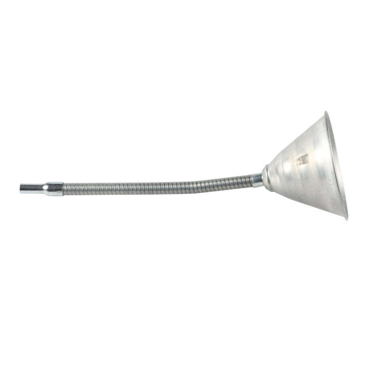 Car / Motorcycle / Yacht Steel Elbow Universal Refueling Funnel with Filter(Silver)