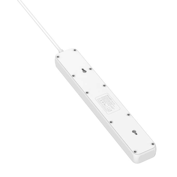 LDNIO SC5319 5-position Travel Home Office Socket with 38W USB Ports, Cable Length: 2m(US Plug)