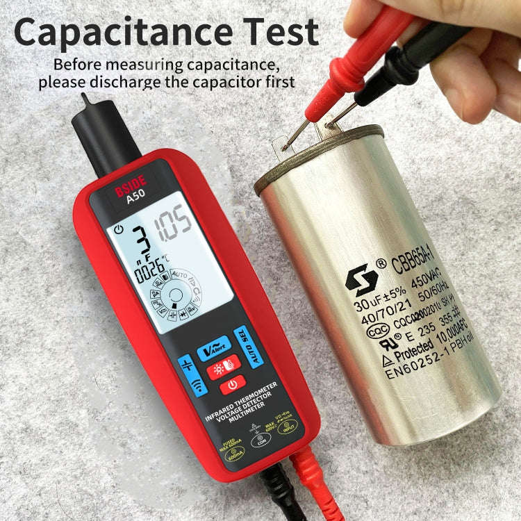 BSIDE A50 Infrared Temperature Test Digital Multimeter