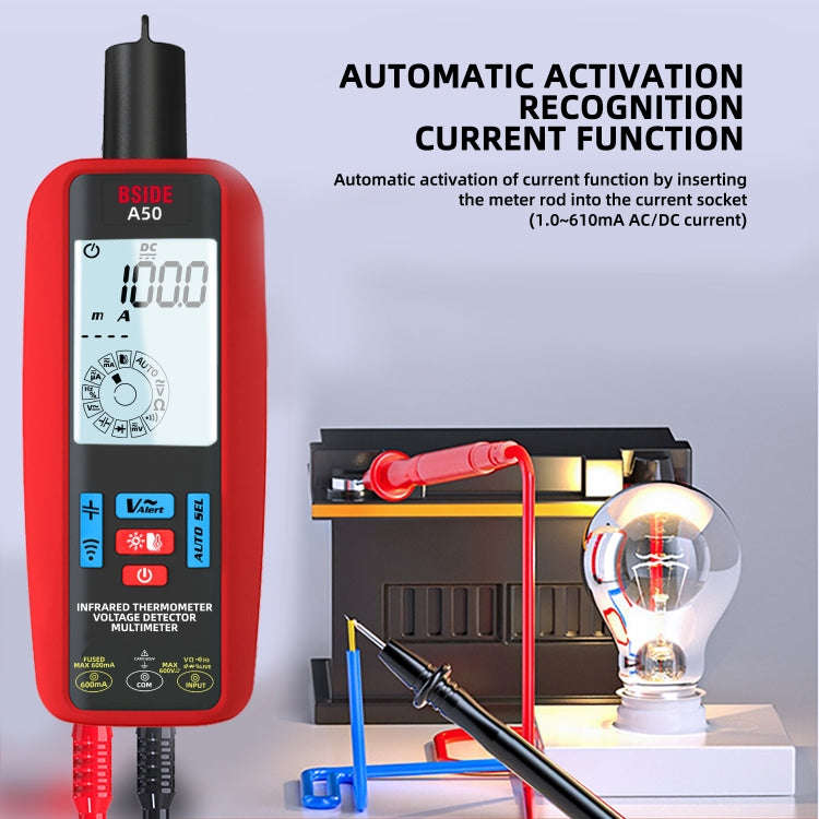 BSIDE A50 Infrared Temperature Test Digital Multimeter