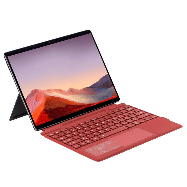 For Microsoft Surface Pro 10 / Pro 9 2089D Backlight Wireless Bluetooth Keyboard Leather Case wit...