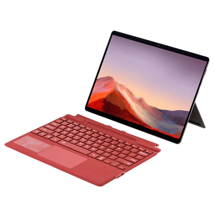 For Microsoft Surface Pro 10 / Pro 9 2089D Backlight Wireless Bluetooth Keyboard Leather Case wit...