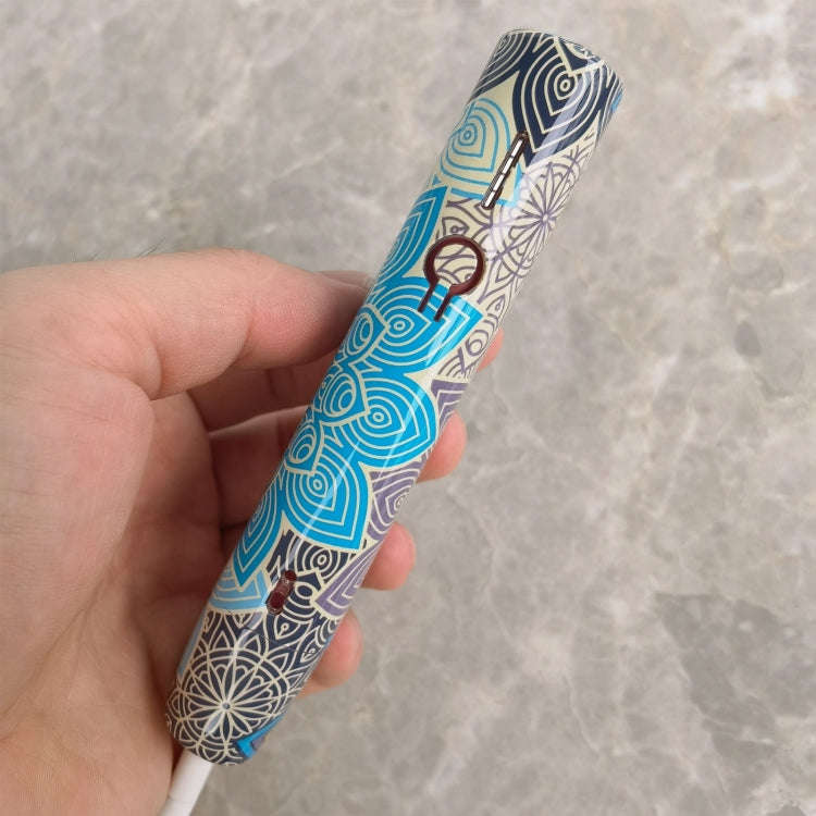 For IQOS ILUMA i ONE / ILUMA ONE Bright PC Electronic Cigarette Protective Case(Bohemian Blue Flo...