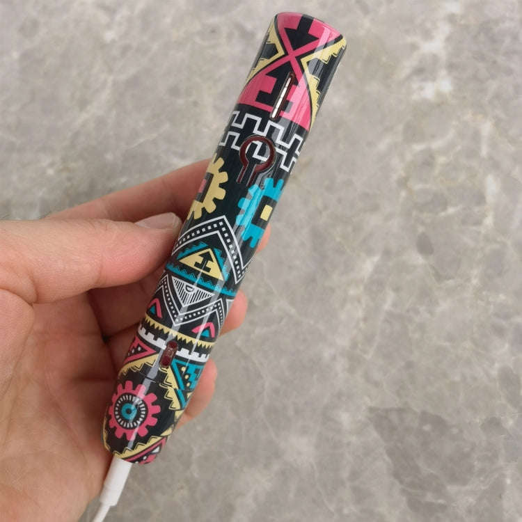 For IQOS ILUMA i ONE / ILUMA ONE Bright PC Electronic Cigarette Protective Case(Geometric Figures)