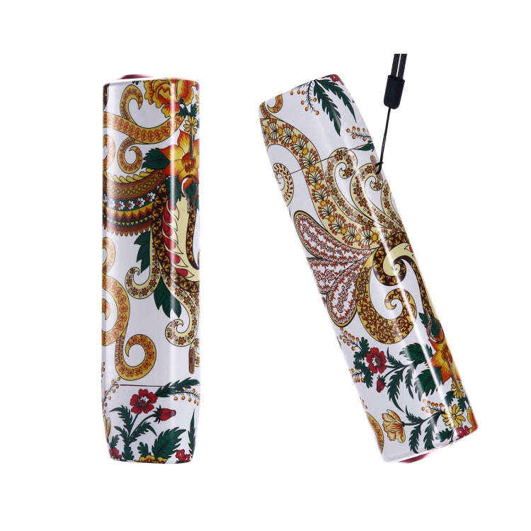 For IQOS ILUMA i ONE / ILUMA ONE Bright PC Electronic Cigarette Protective Case(Golden Flower Vine)