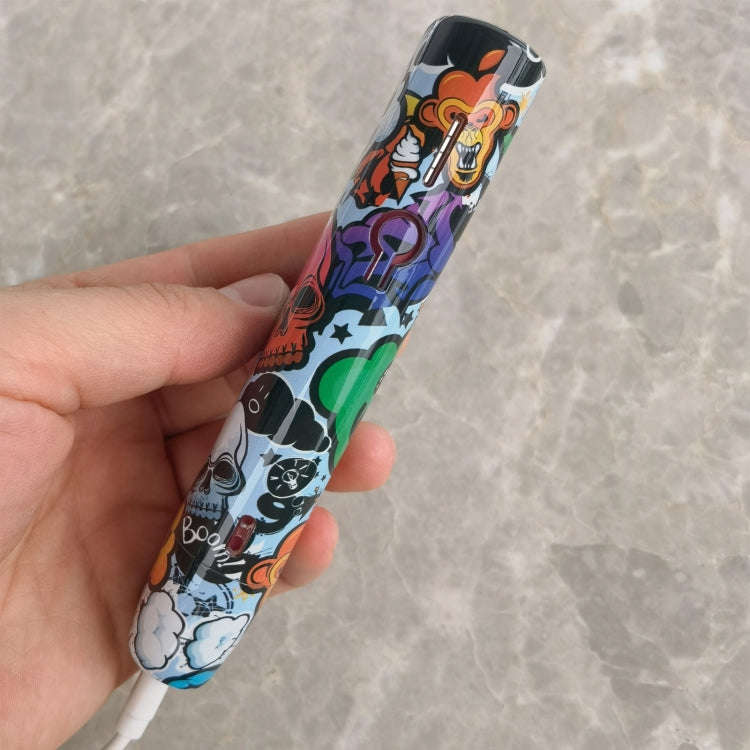 For IQOS ILUMA i ONE / ILUMA ONE Bright PC Electronic Cigarette Protective Case(Graffiti Skull)