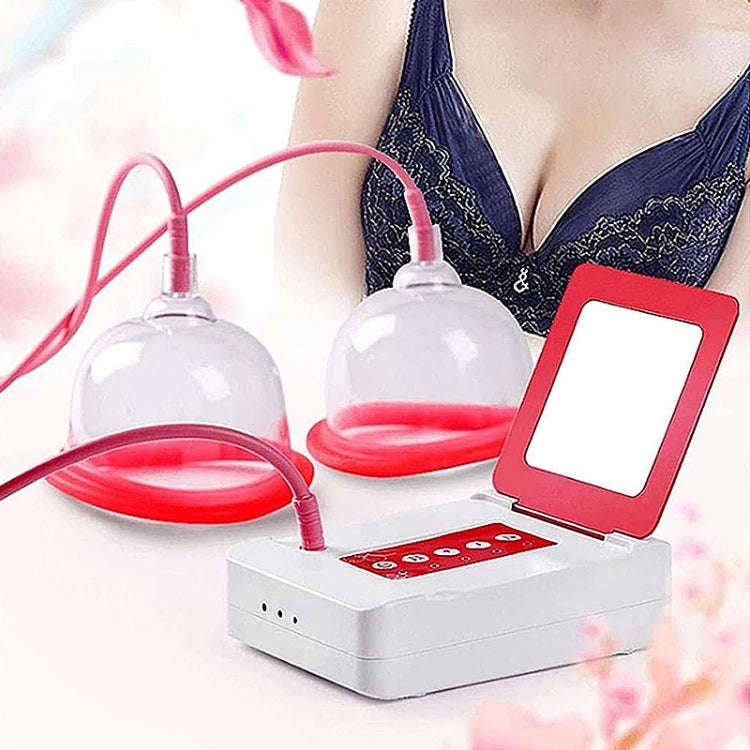 Portable USB Charging Chest Electric Massage Instrument, Style:Ordinary Paragraph(D Cup)