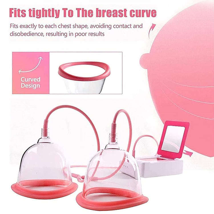 Portable USB Charging Chest Electric Massage Instrument, Style:Ordinary Paragraph(D Cup)