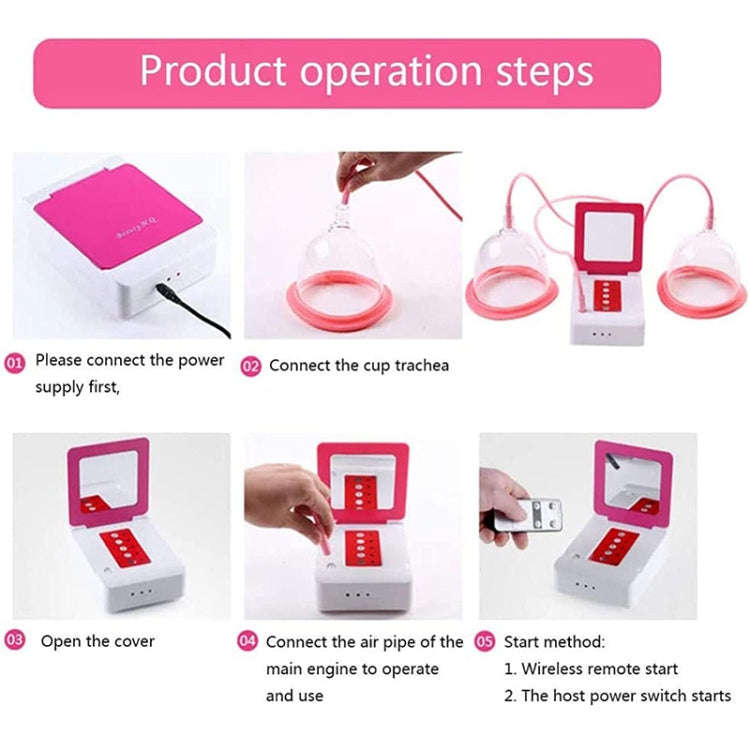Portable USB Charging Chest Electric Massage Instrument, Style:Ordinary Paragraph(D Cup)