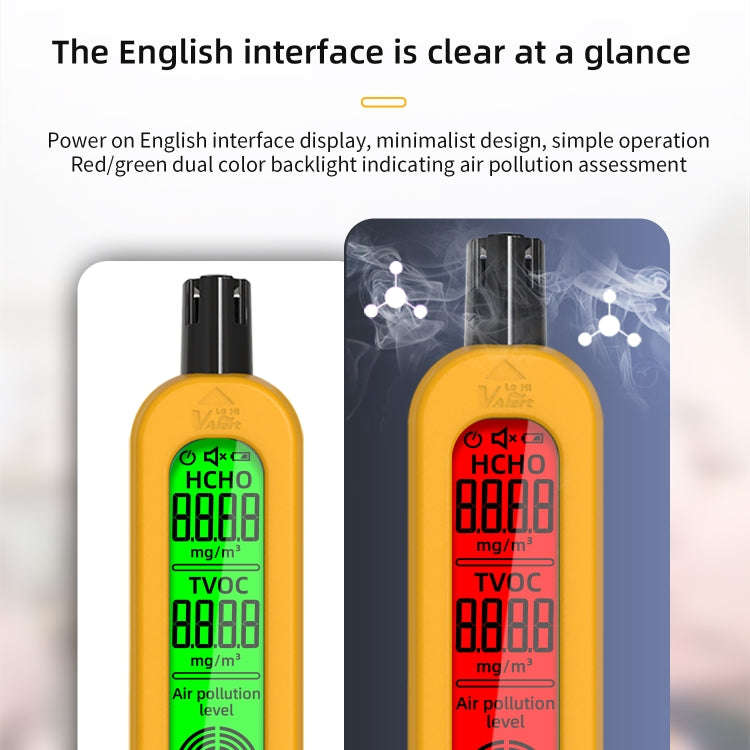 BSIDE G2 Portable Air Quality Detector Indoor Formaldehyde Tester