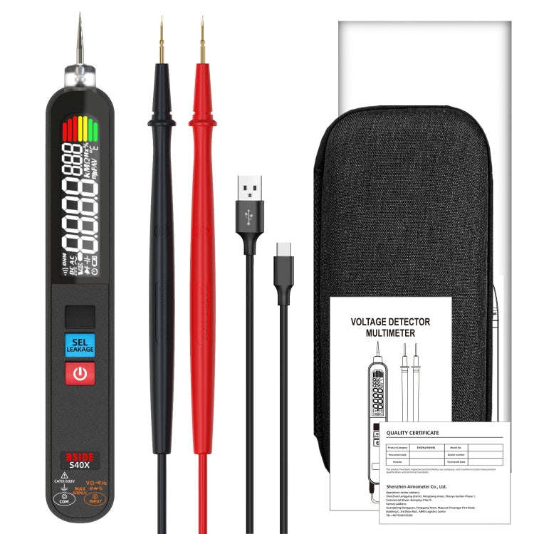 BSIDE S40X Voltage Leakage Detection Digital Multimeter