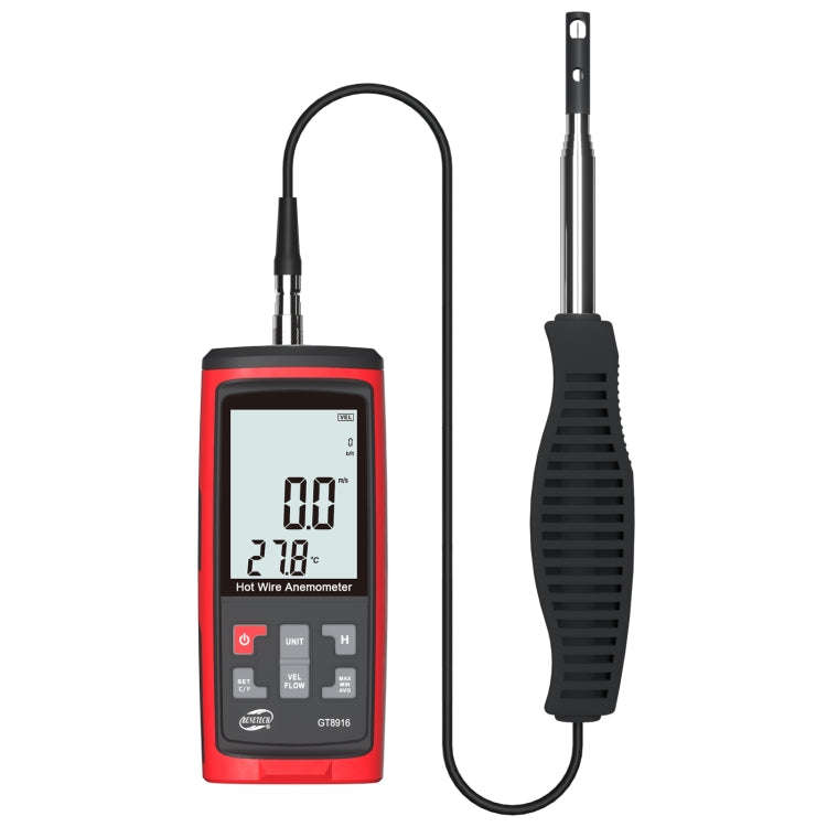 BENETECH GT8616 Handheld Digital LCD Hot Wire Anemometer