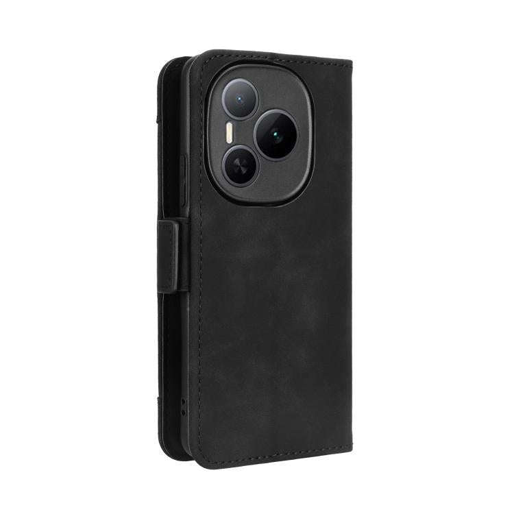 For Honor Power 5G Skin Feel Calf Texture Card Slots Leather Phone Case(Black)