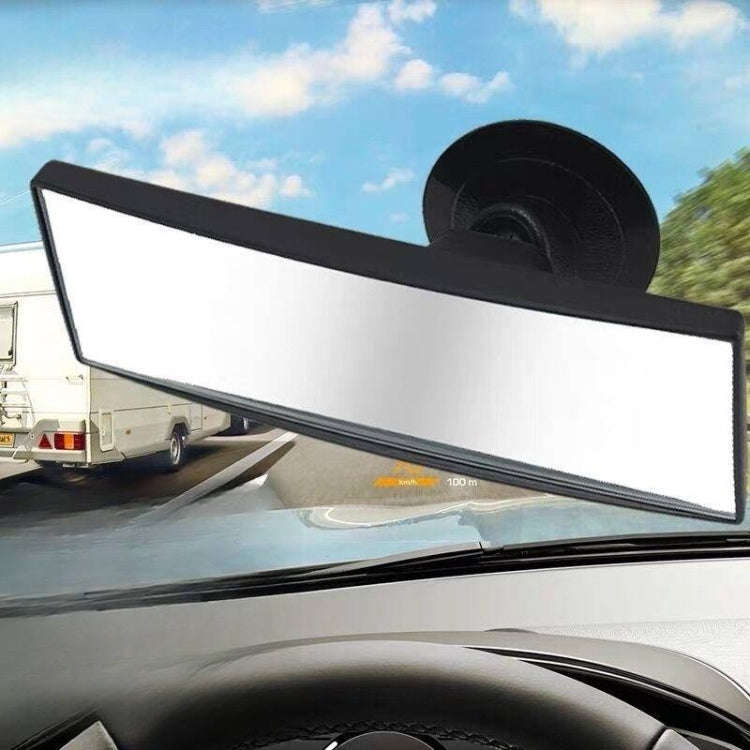 3R 3R-123 Car Suction Cup Curved Wide Angle Rear View Mirror