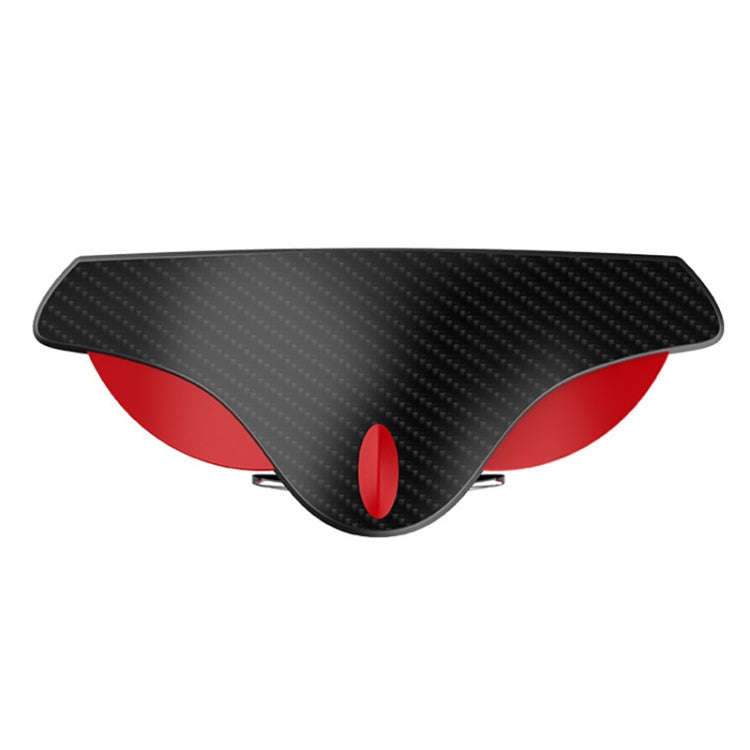 3R 3R-156 2 in 1 Car Auxiliary HD Blind Spot Mirror with Carbon Fiber Texture Rain Shield, Style:...