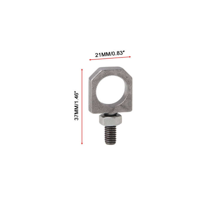 Turbo Variable Flow Actuator Eye Bolt Nut VGT Rod End Link (Silver)
