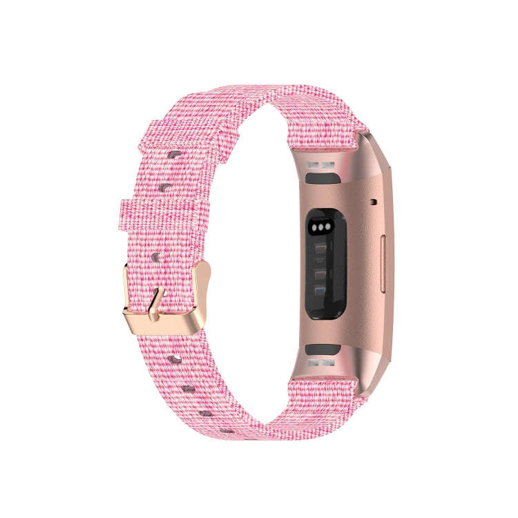 For Fitbit Charge 4 / Charge 3 / Charge3 SE Braided Nylon Watch Band Plastic Head, Size: Free Siz...