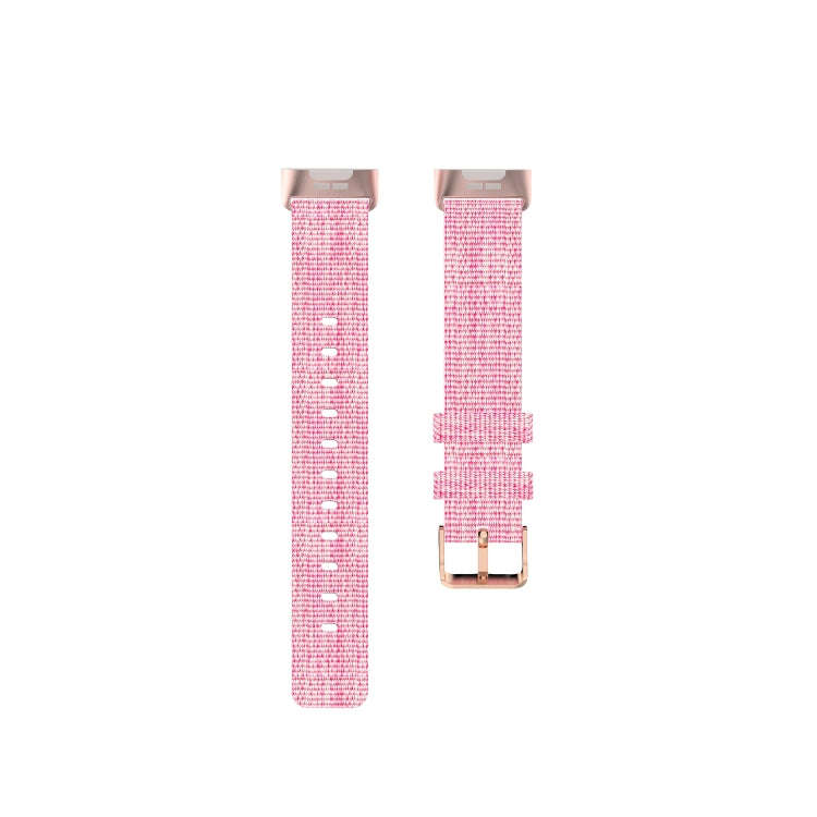 For Fitbit Charge 4 / Charge 3 / Charge3 SE Braided Nylon Watch Band Plastic Head, Size: Free Siz...