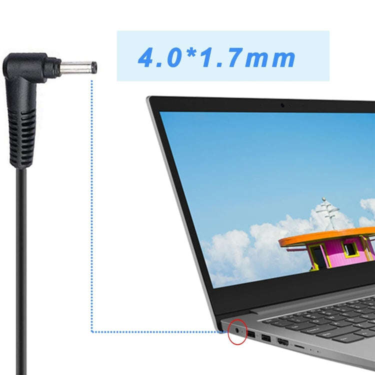 65W 20V 3.25A Laptop Notebook Power Adapter For Lenovo 4.0 x 1.7mm, Plug:EU Plug