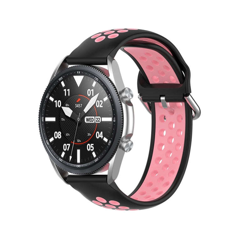 For Galaxy Watch 3 45mm Silicone Solid Color Watch Band, Size: Free Size 22mm(Orange)
